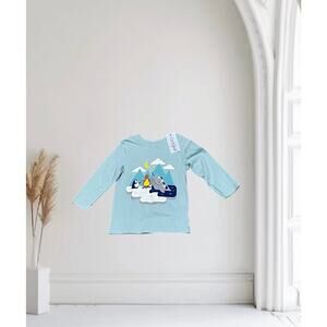 Cat & Jack Toddler Unisex Long Sleeve Blue Size 2T